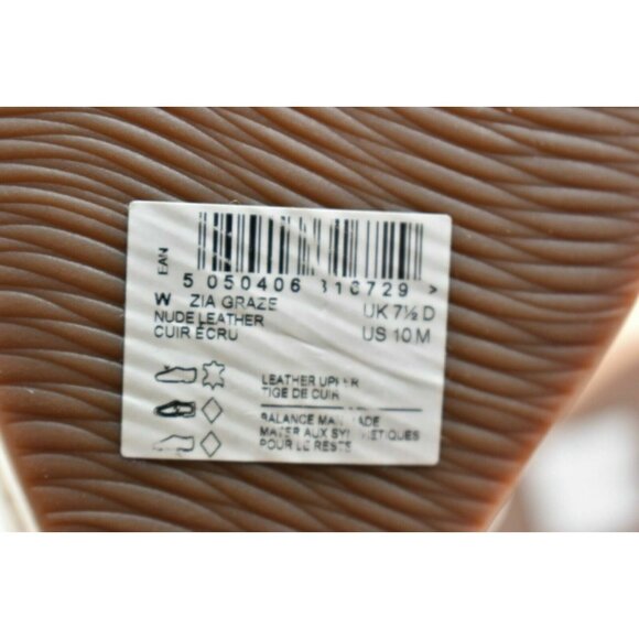 Clarks Women's Zia Graze Wedge Sandal Leather Beige NUDE Tan 10 M Laser Cut - Picture 7 of 7